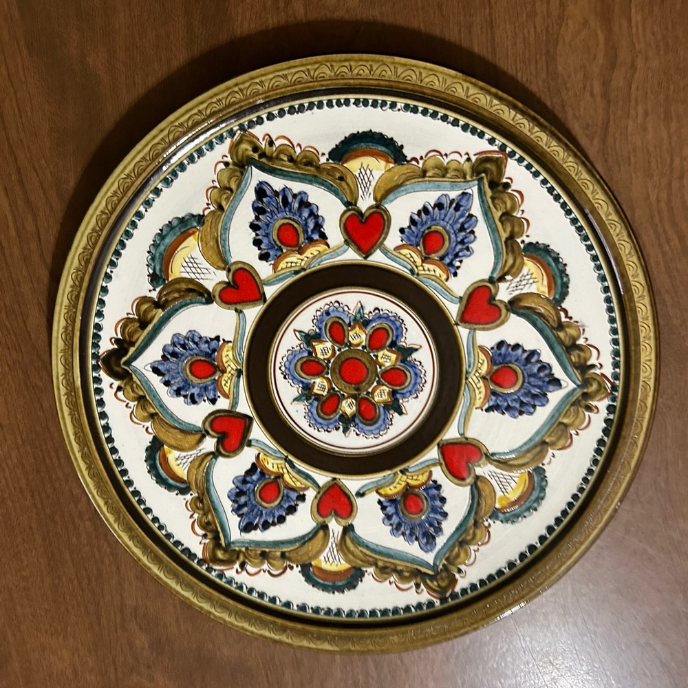 12" pottery platter
